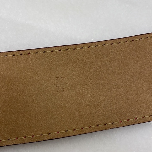 Red Leather Miu Miu Belt - Picture 6 of 7